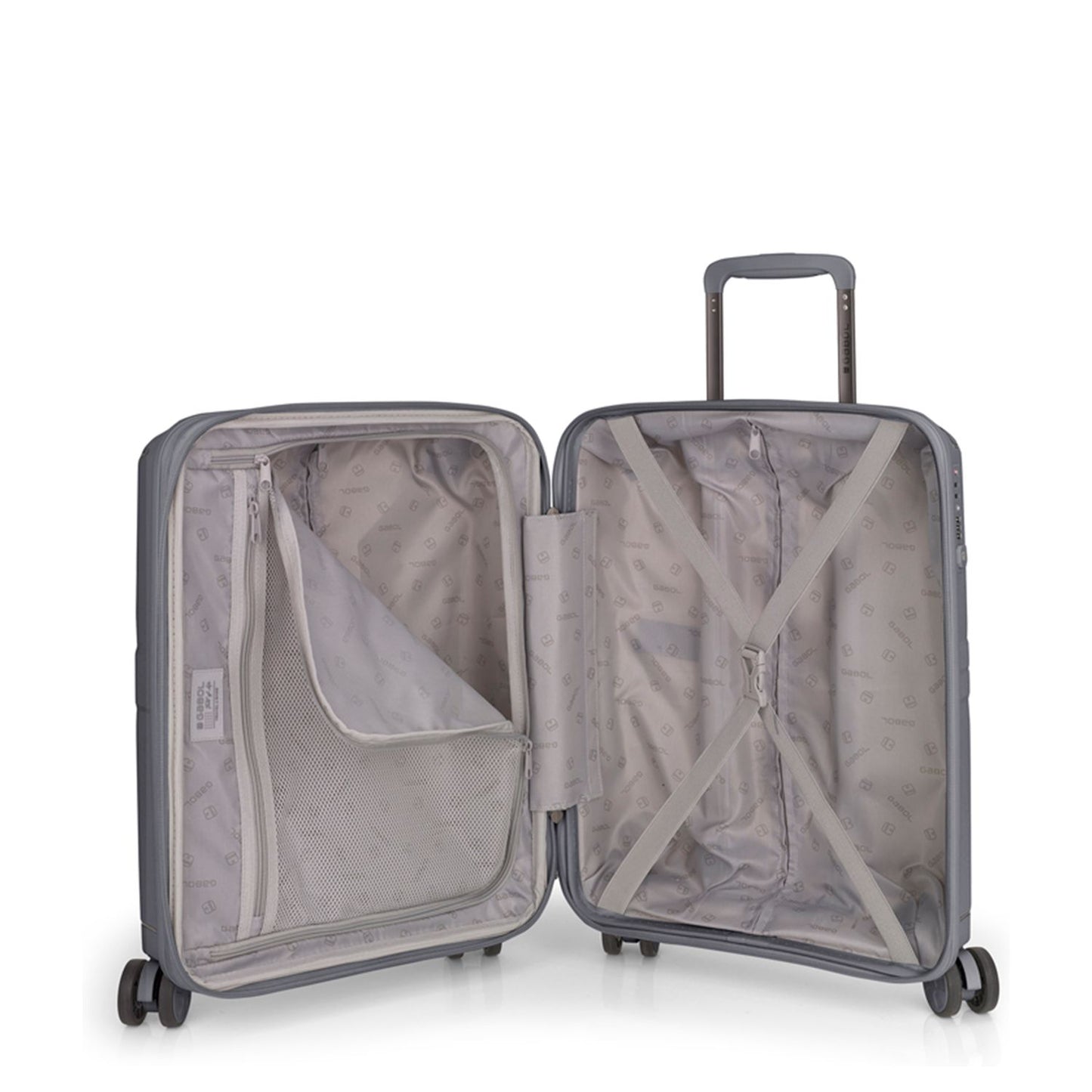 Gabol Crosby Handbagage Spinner 55 cm - 46 liter - 55x38x22 cm - grijs