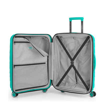 Gabol Soho Spinner 66 cm - Uitbreidbaar 71/83 liter - 66x44x28/32 cm - turquoise