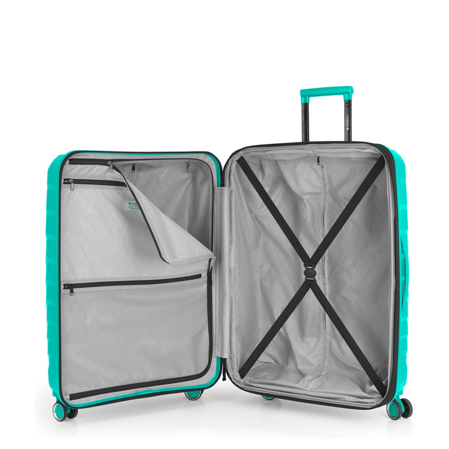 Gabol Soho Spinner 76 cm - Uitbreidbaar 111/125 liter - 76x51x32/36 cm - turquoise