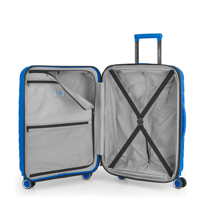 Gabol Soho Spinner 66 cm - Uitbreidbaar 71/83 liter - 66x44x28/32 cm - blauw