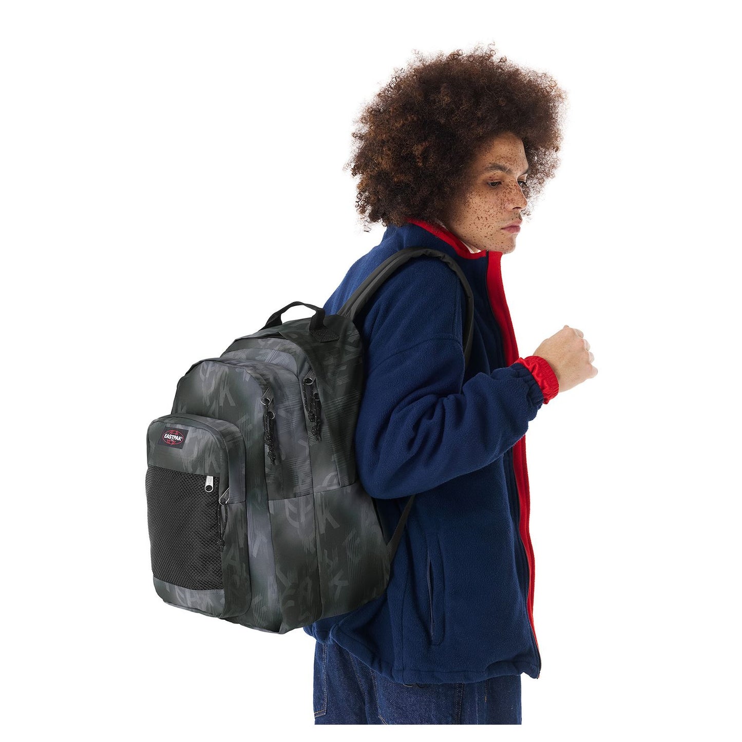 Eastpak Study Buddy Rugzak School - 16" laptopvak - letter dye black