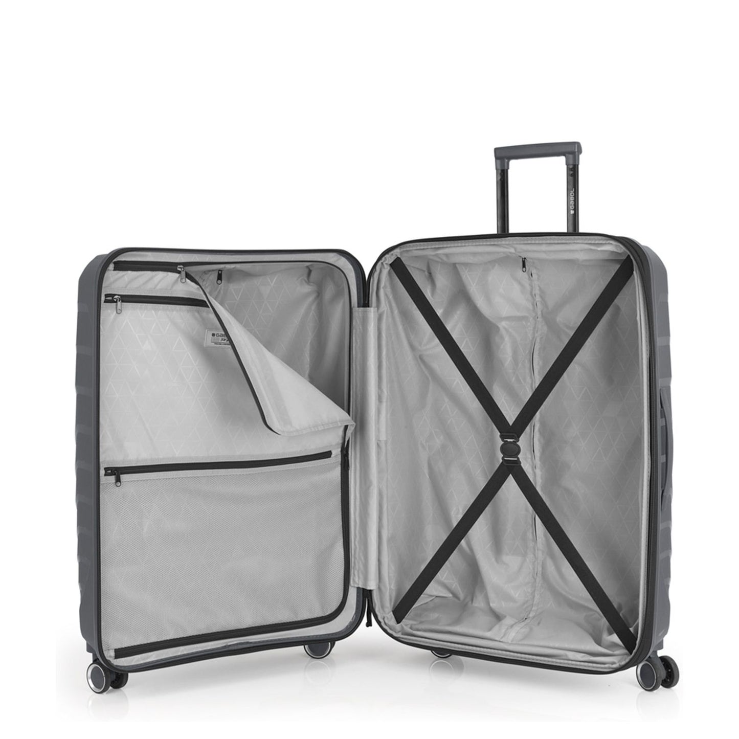 Gabol Soho Spinner 76 cm - Uitbreidbaar 111/125 liter - 76x51x32/36 cm - grijs