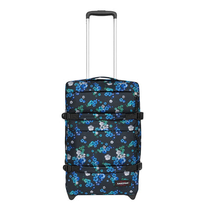 Eastpak Transit'r Plus S Handbagage Reistas 2 Wielen 55 cm - 38 liter - 55x35x23 cm - floral bloom black