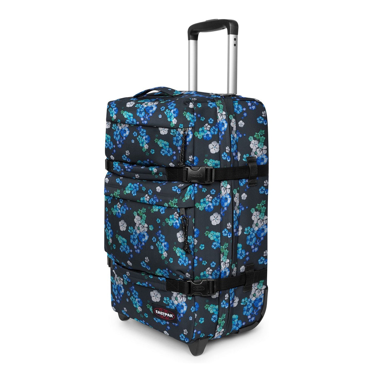 Eastpak Transit'r Plus S Handbagage Reistas 2 Wielen 55 cm - 38 liter - 55x35x23 cm - floral bloom black