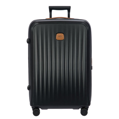 Bric's Taormina Spinner 69 cm - Uitbreidbaar 77/84 liter - 69x47x26/30 cm - zwart