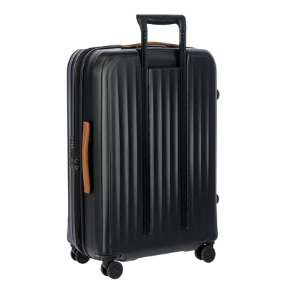 Bric's Taormina Spinner 69 cm - Uitbreidbaar 77/84 liter - 69x47x26/30 cm - zwart