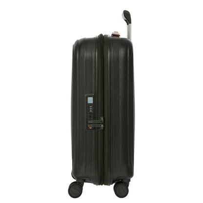 Bric's Taormina Handbagage Spinner 55 cm - Uitbreidbaar 42/49 liter - 55x40x22/26 cm - olive