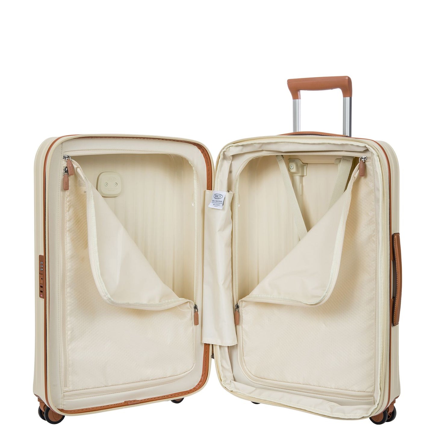 Bric's Taormina Spinner 69 cm - Uitbreidbaar 77/84 liter - 69x47x26/30 cm - cream