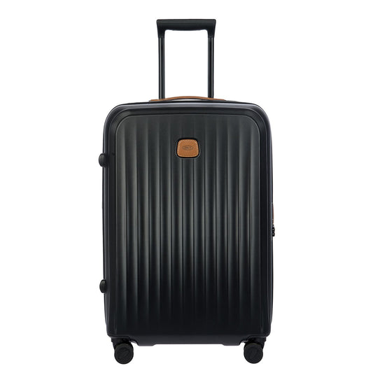 Bric's Taormina Spinner 69 cm - Uitbreidbaar 77/84 liter - 69x47x26/30 cm - zwart