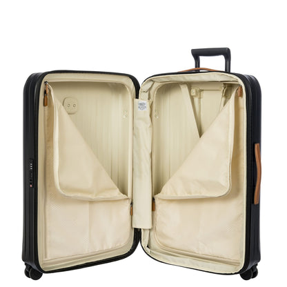 Bric's Taormina Spinner 75 cm - Uitbreidbaar 100/107 liter - 75x52x28/32 cm - zwart