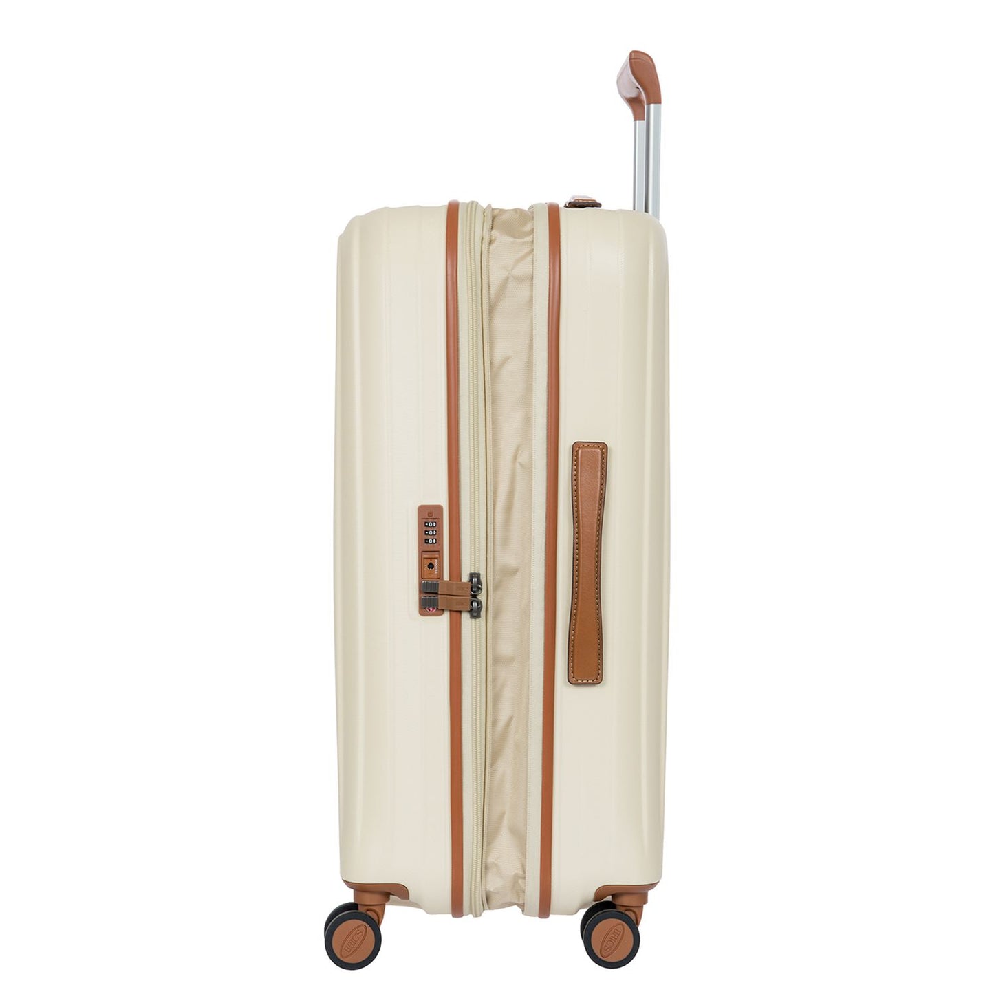 Bric's Taormina Spinner 69 cm - Uitbreidbaar 77/84 liter - 69x47x26/30 cm - cream