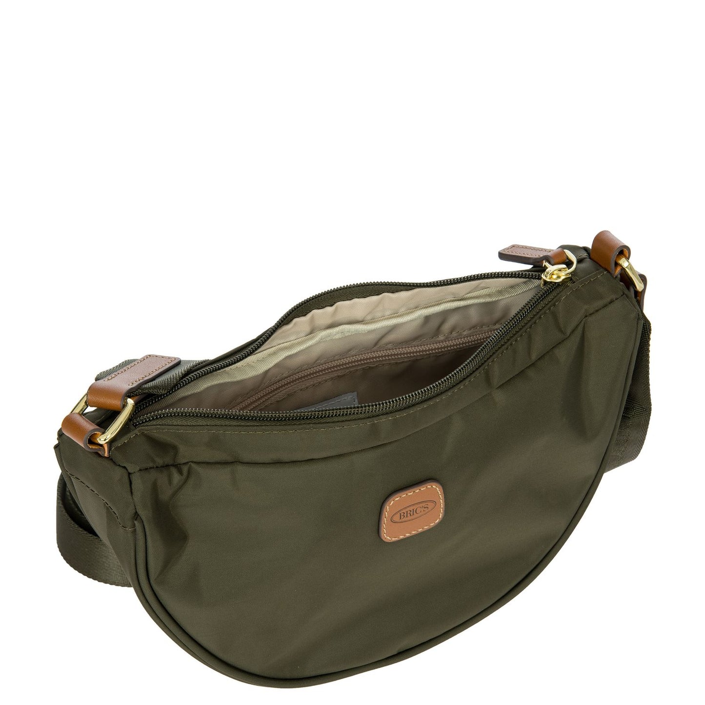 Bric's X-Collection Moon Bag Schoudertas olive
