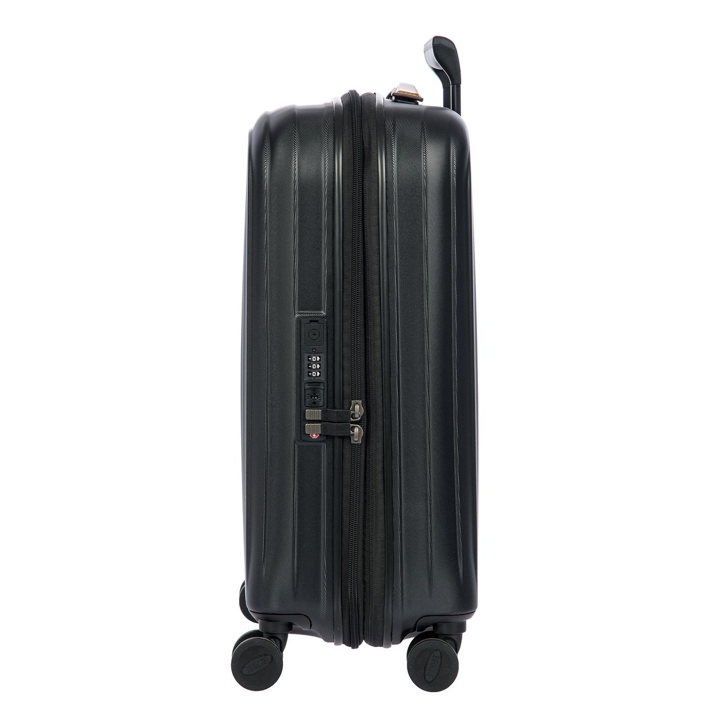 Bric's Taormina Handbagage Spinner 55 cm - Uitbreidbaar 42/49 liter - 55x40x22/26 cm - zwart