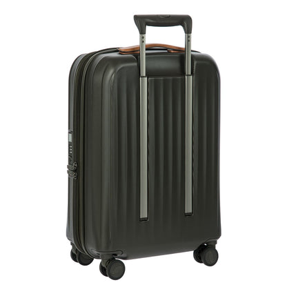 Bric's Taormina Handbagage Spinner 55 cm - Uitbreidbaar 42/49 liter - 55x40x22/26 cm - olive
