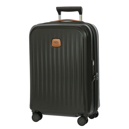 Bric's Taormina Handbagage Spinner 55 cm - Uitbreidbaar 42/49 liter - 55x40x22/26 cm - olive