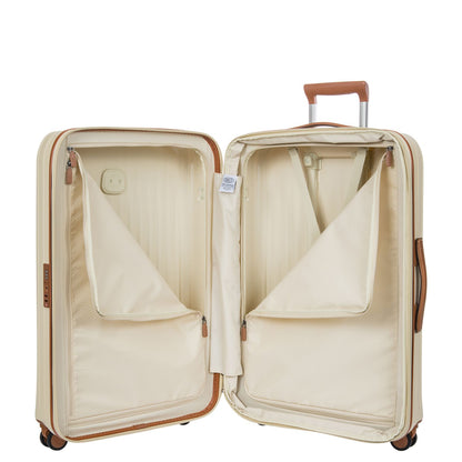 Bric's Taormina Spinner 75 cm - Uitbreidbaar 100/107 liter - 75x52x28/32 cm - cream