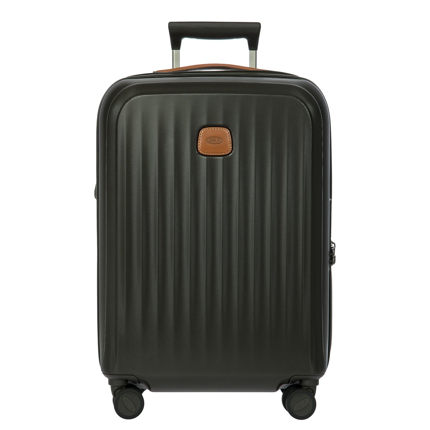 Bric's Taormina Handbagage Spinner 55 cm - Uitbreidbaar 42/49 liter - 55x40x22/26 cm - olive