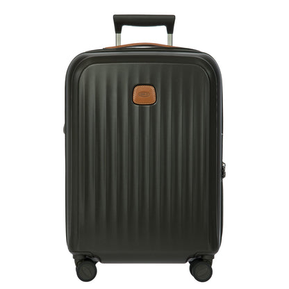 Bric's Taormina Handbagage Spinner 55 cm - Uitbreidbaar 42/49 liter - 55x40x22/26 cm - olive