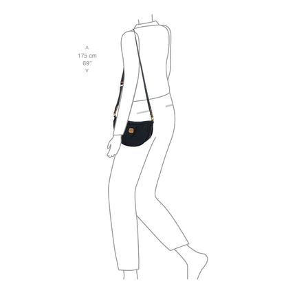 Bric's X-Collection Moon Bag Schoudertas ocean blue