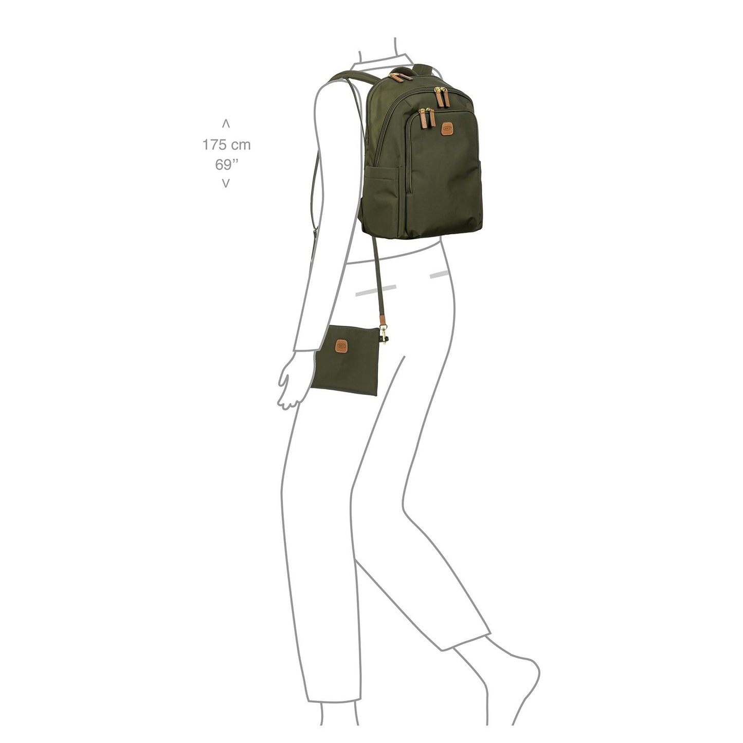 Bric's X-Collection Dagrugzak olive