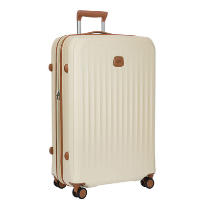 Bric's Taormina Spinner 75 cm - Uitbreidbaar 100/107 liter - 75x52x28/32 cm - cream