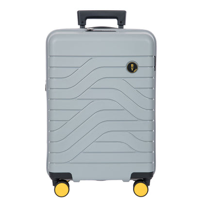 Bric's Ulisse Handbagage Spinner 55 cm - Uitbreidbaar 42/50 liter - 55x37x23/27 cm - grijs