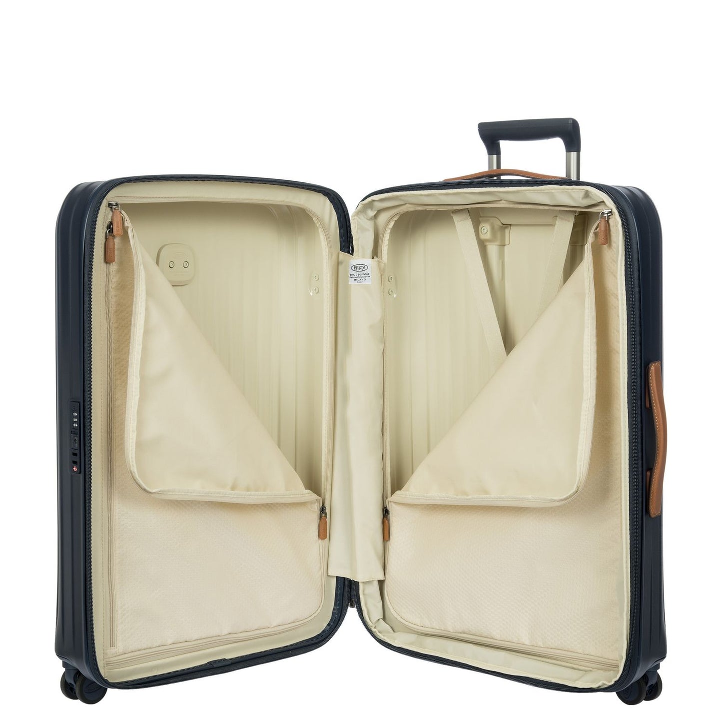 Bric's Taormina Spinner 75 cm - Uitbreidbaar 100/107 liter - 75x52x28/32 cm - blauw