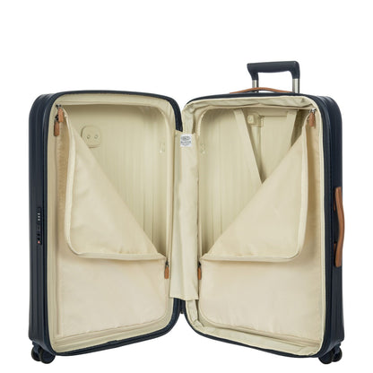 Bric's Taormina Spinner 75 cm - Uitbreidbaar 100/107 liter - 75x52x28/32 cm - blauw