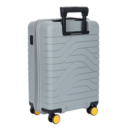 Bric's Ulisse Handbagage Spinner 55 cm - Uitbreidbaar 42/50 liter - 55x37x23/27 cm - grijs