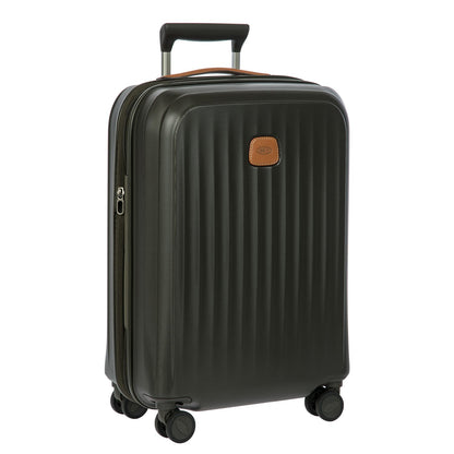 Bric's Taormina Handbagage Spinner 55 cm - Uitbreidbaar 42/49 liter - 55x40x22/26 cm - olive