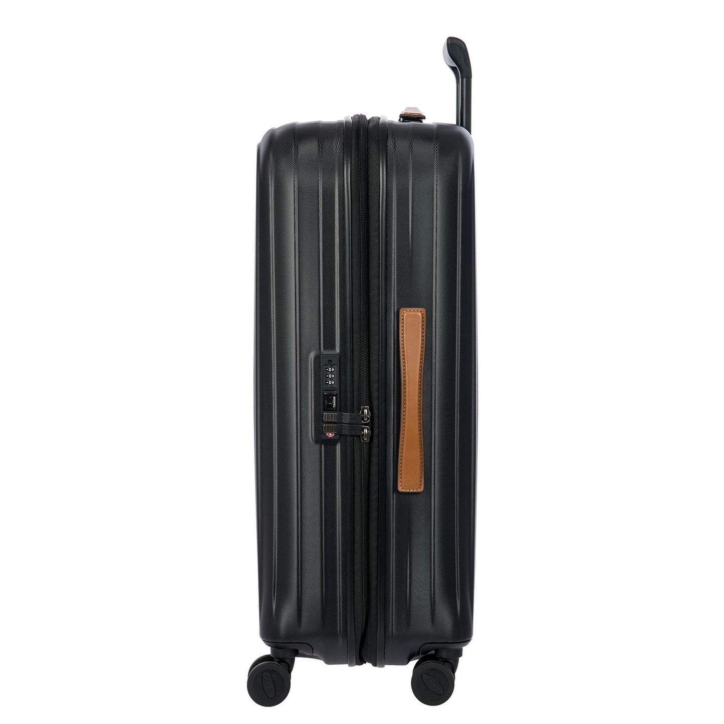 Bric's Taormina Spinner 69 cm - Uitbreidbaar 77/84 liter - 69x47x26/30 cm - zwart