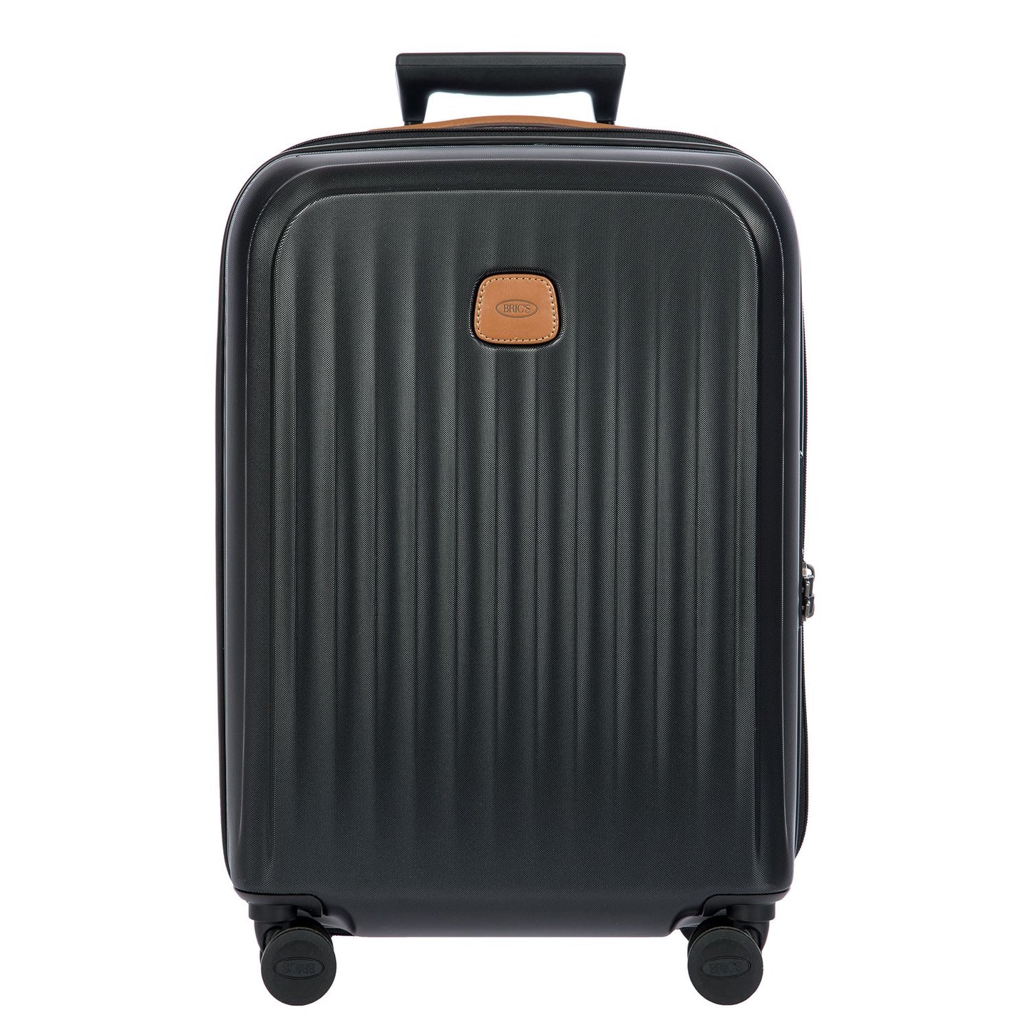 Bric's Taormina Handbagage Spinner 55 cm - Uitbreidbaar 42/49 liter - 55x40x22/26 cm - zwart