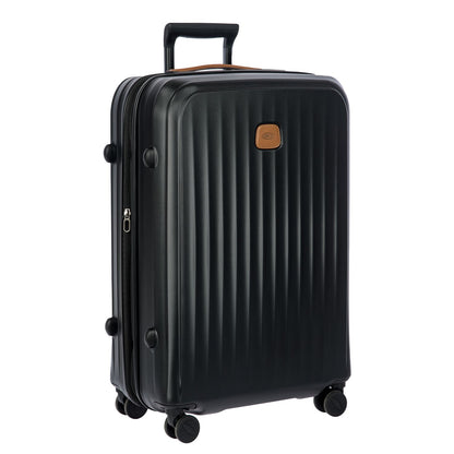 Bric's Taormina Spinner 69 cm - Uitbreidbaar 77/84 liter - 69x47x26/30 cm - zwart