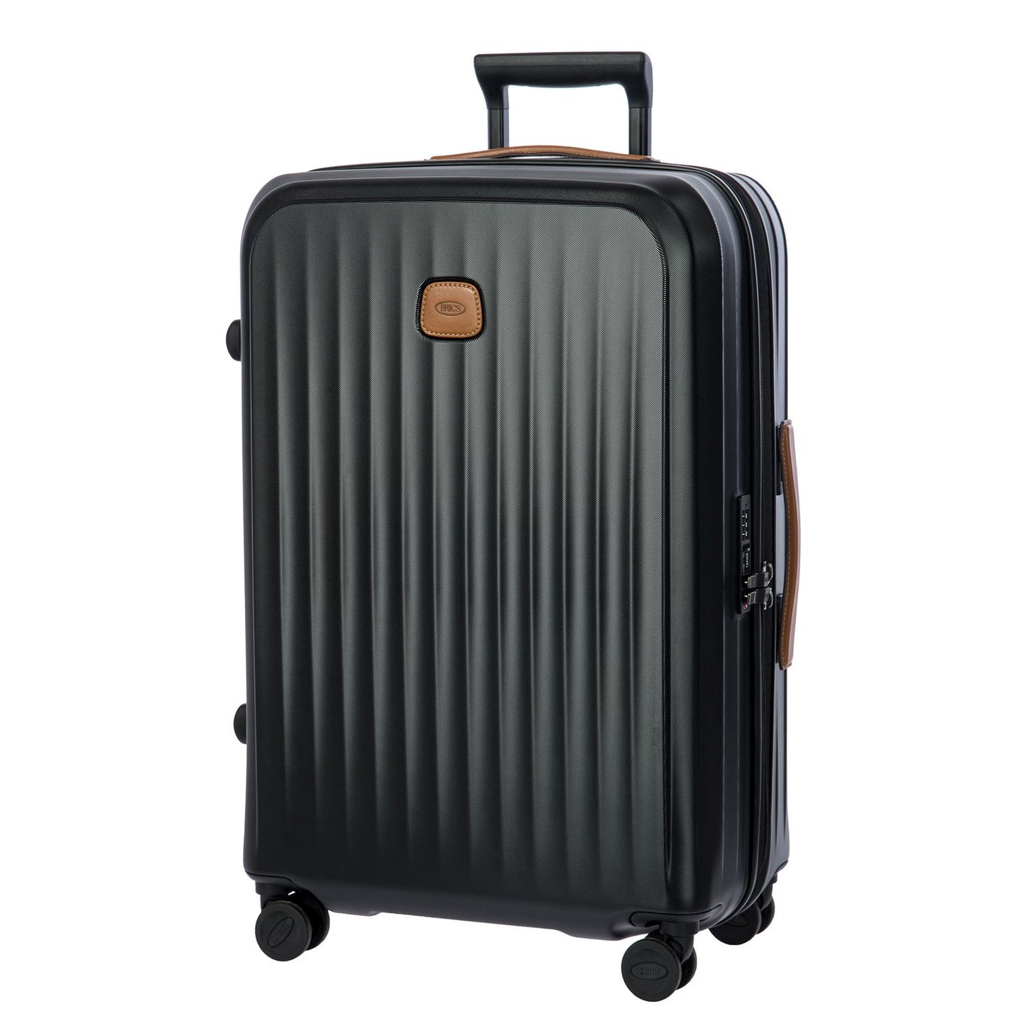 Bric's Taormina Spinner 69 cm - Uitbreidbaar 77/84 liter - 69x47x26/30 cm - zwart
