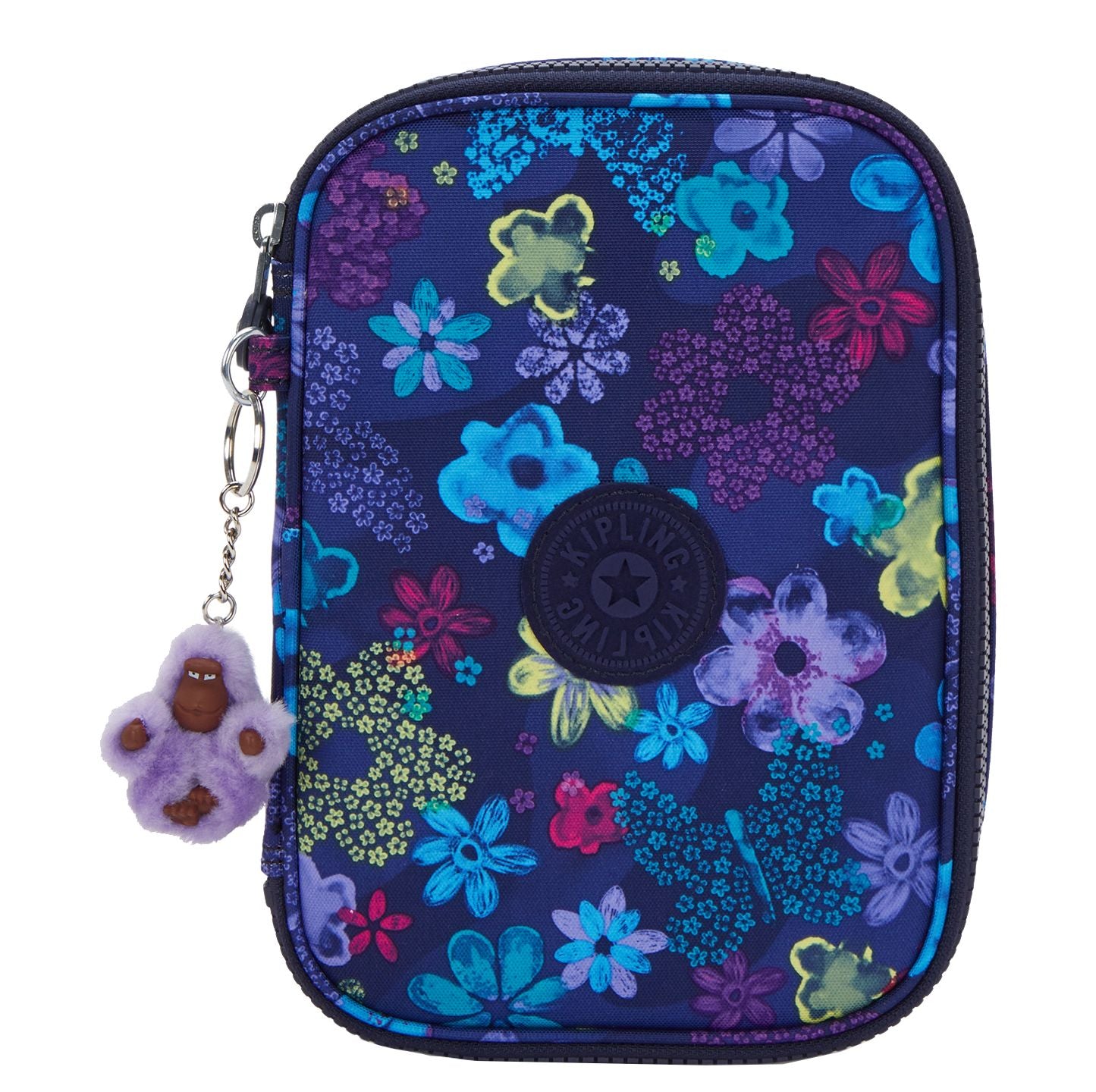 Kipling 100 Pens Etui dark flower stamp