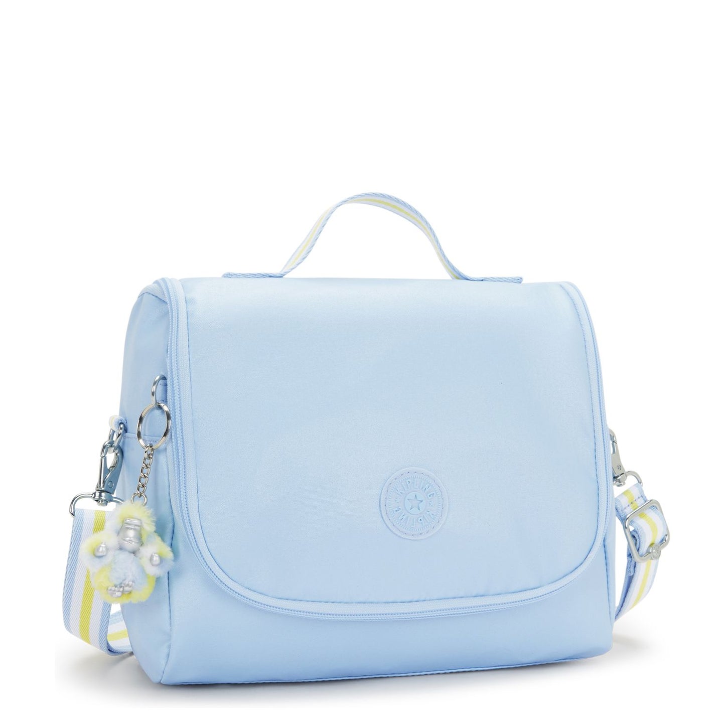 Kipling New Kichirou Crossbody Schoudertas clear sky metallic
