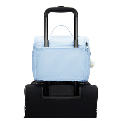 Kipling New Kichirou Crossbody Schoudertas clear sky metallic