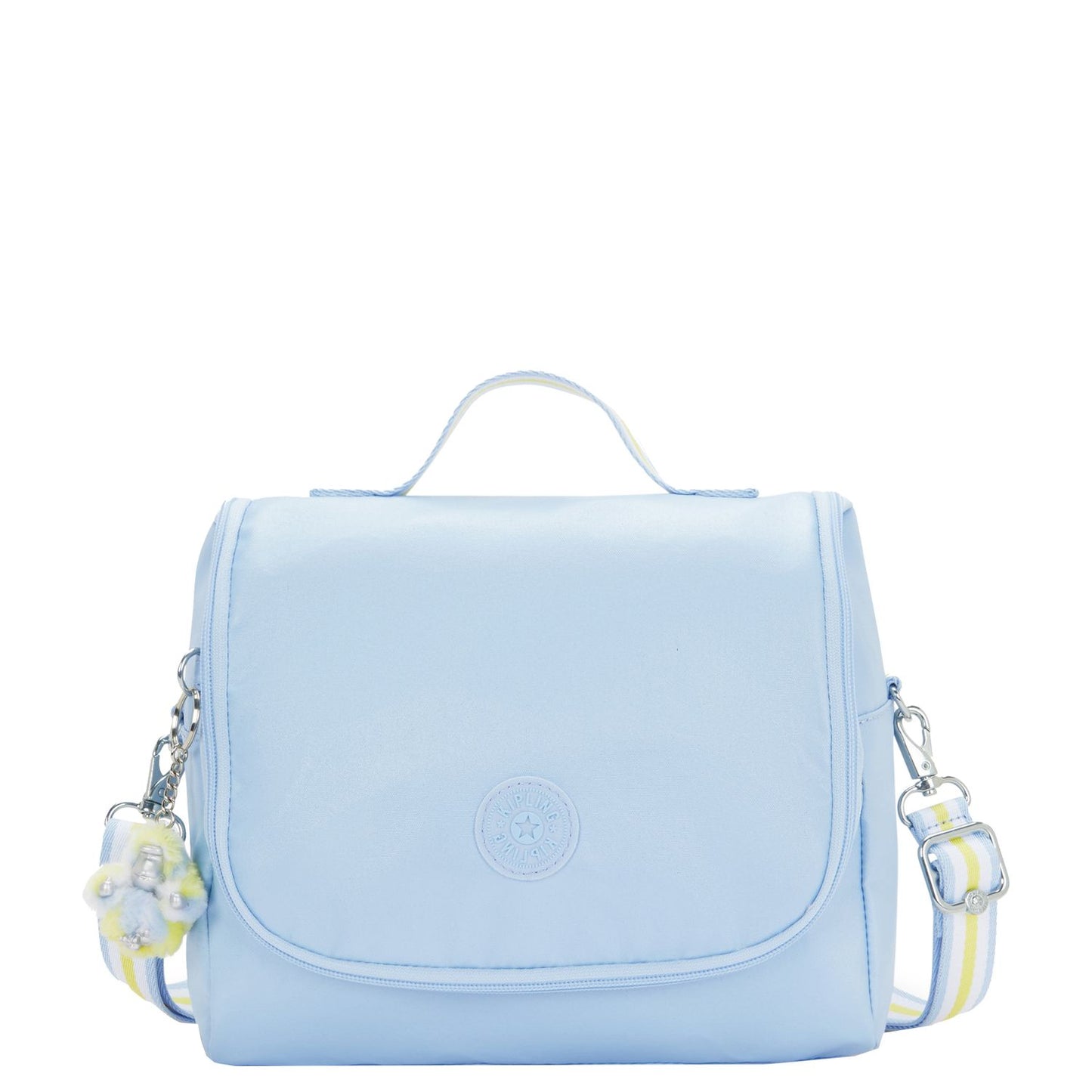 Kipling New Kichirou Crossbody Schoudertas clear sky metallic