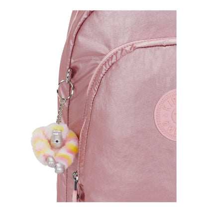 Kipling Class Room Rugzak School - 15" laptopvak - bronze pink metallic