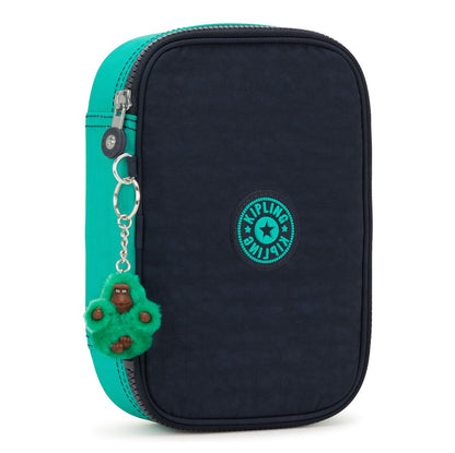 Kipling 100 Pens Etui blue green block