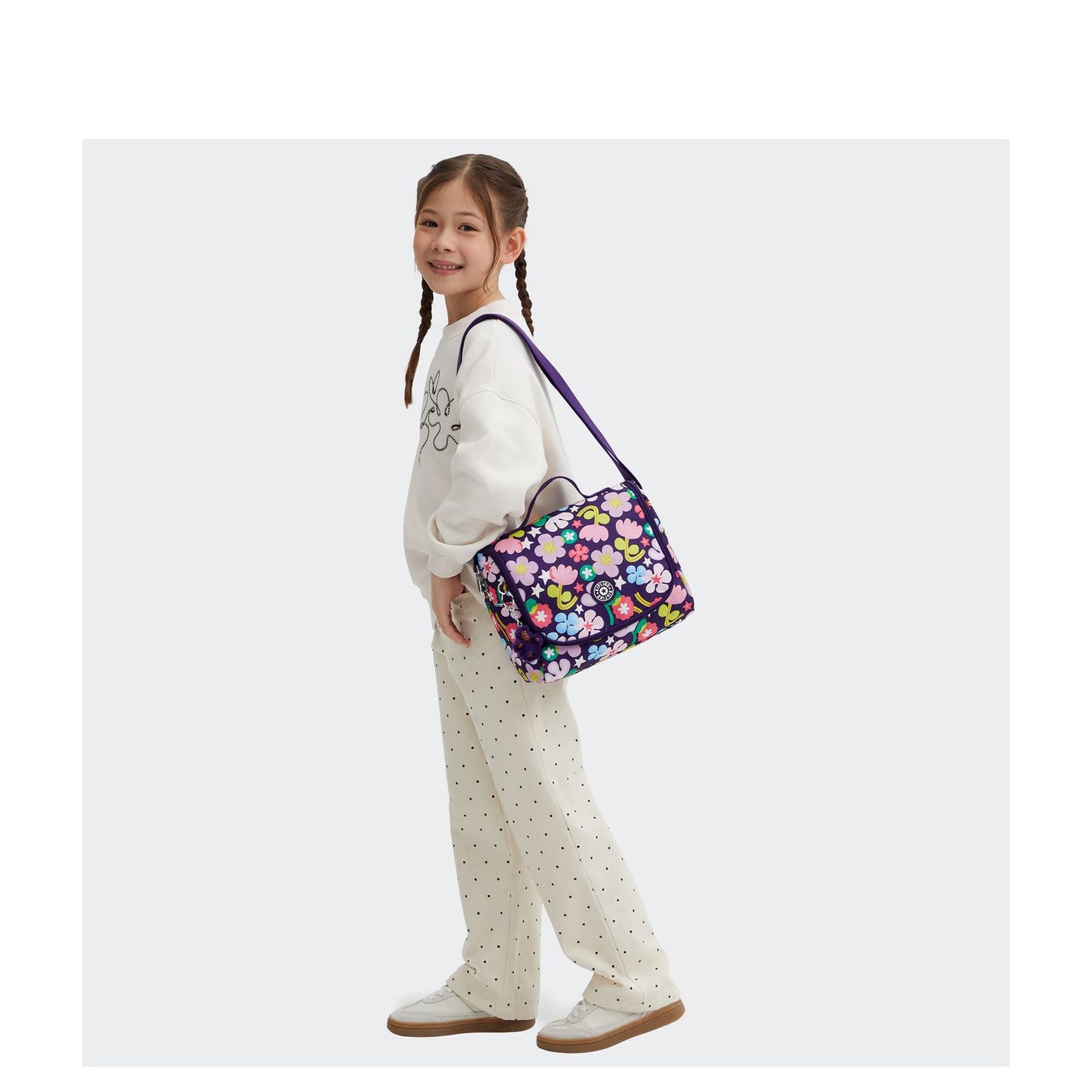 Kipling New Kichirou Crossbody Schoudertas fairy flower