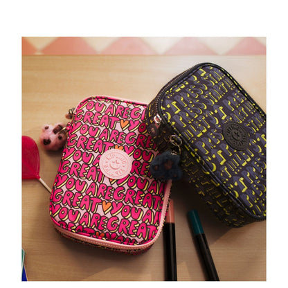Kipling 100 Pens Etui great print