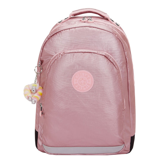 Kipling Class Room Rugzak School - 15" laptopvak - bronze pink metallic