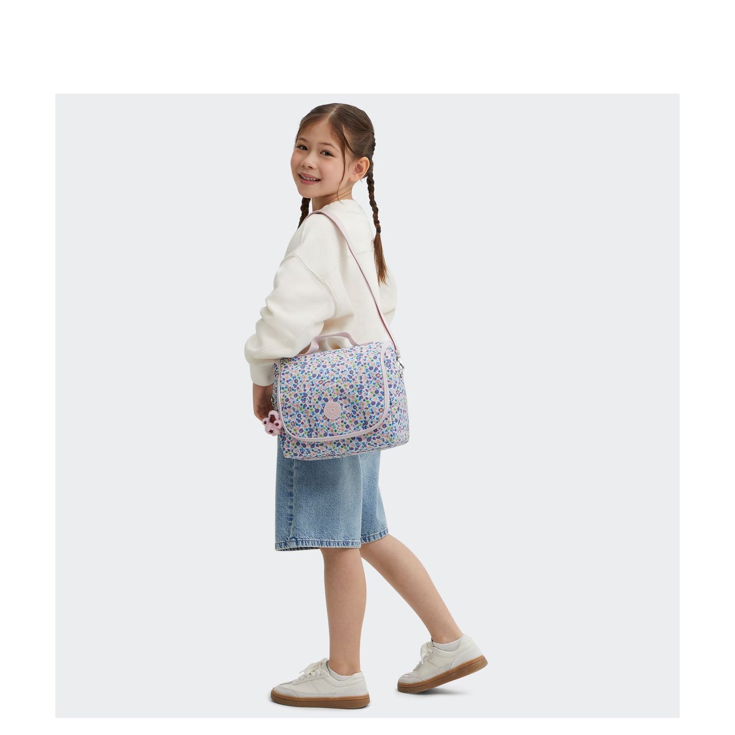 Kipling New Kichirou Crossbody Schoudertas digi flower print