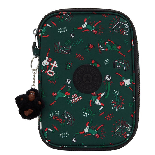 Kipling 100 Pens Etui soccer print