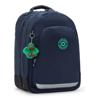 Kipling Class Room Rugzak School - 15" laptopvak - blue green block
