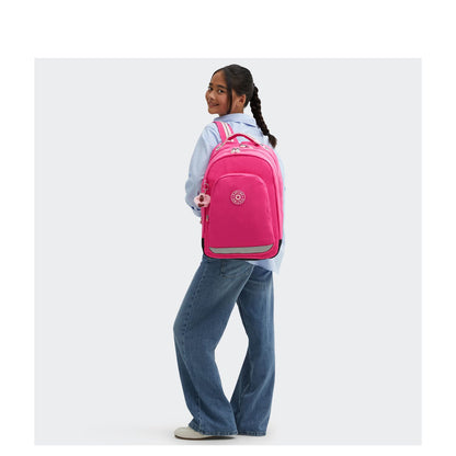 Kipling Class Room Rugzak School - 15" laptopvak - intense rose