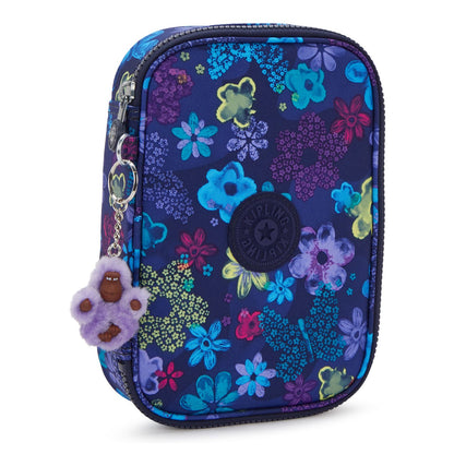 Kipling 100 Pens Etui dark flower stamp