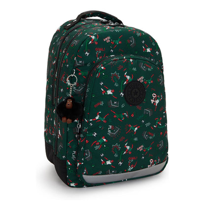Kipling Class Room Rugzak School - 15" laptopvak - soccer print