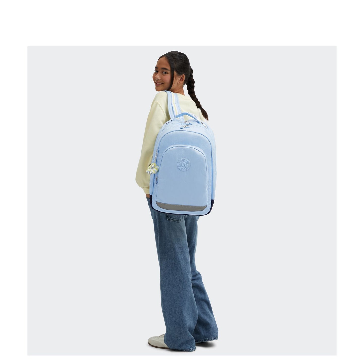 Kipling Class Room Rugzak School - 15" laptopvak - clear sky metallic